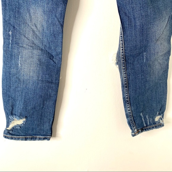 Zara Ripped Relaxed Fit Jeans - Picture 9 of 11